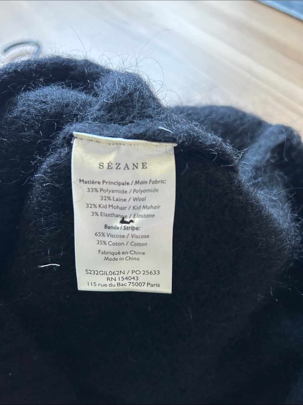 NWT Sezane Gilet Talitha Cardigan Sweater - Picture 9 of 10